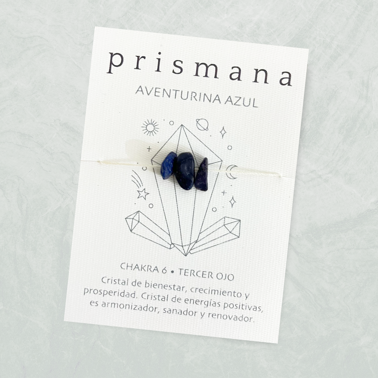 Pulsera Ajustable Aventurina Azúl