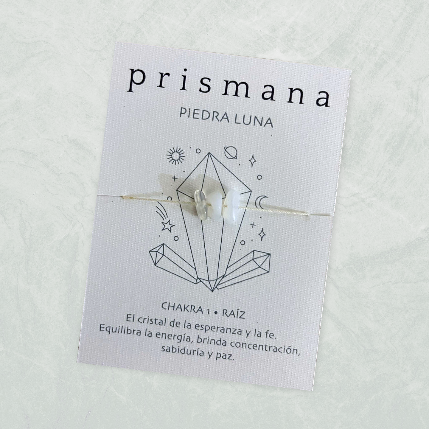 Pulsera Ajustable Piedra Luna
