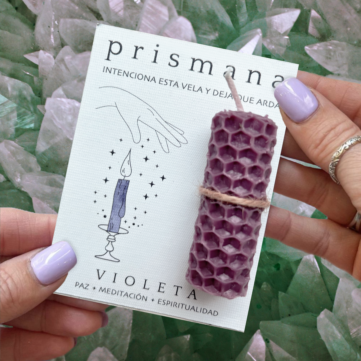 Mini Vela de Intención • Violeta